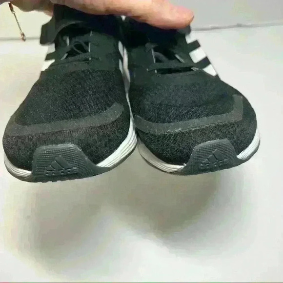 ADDIAS NWOB Light Motion (End Plastic Waste) Black and White Sneaker Sz 3 Youth - Picture 4 of 9